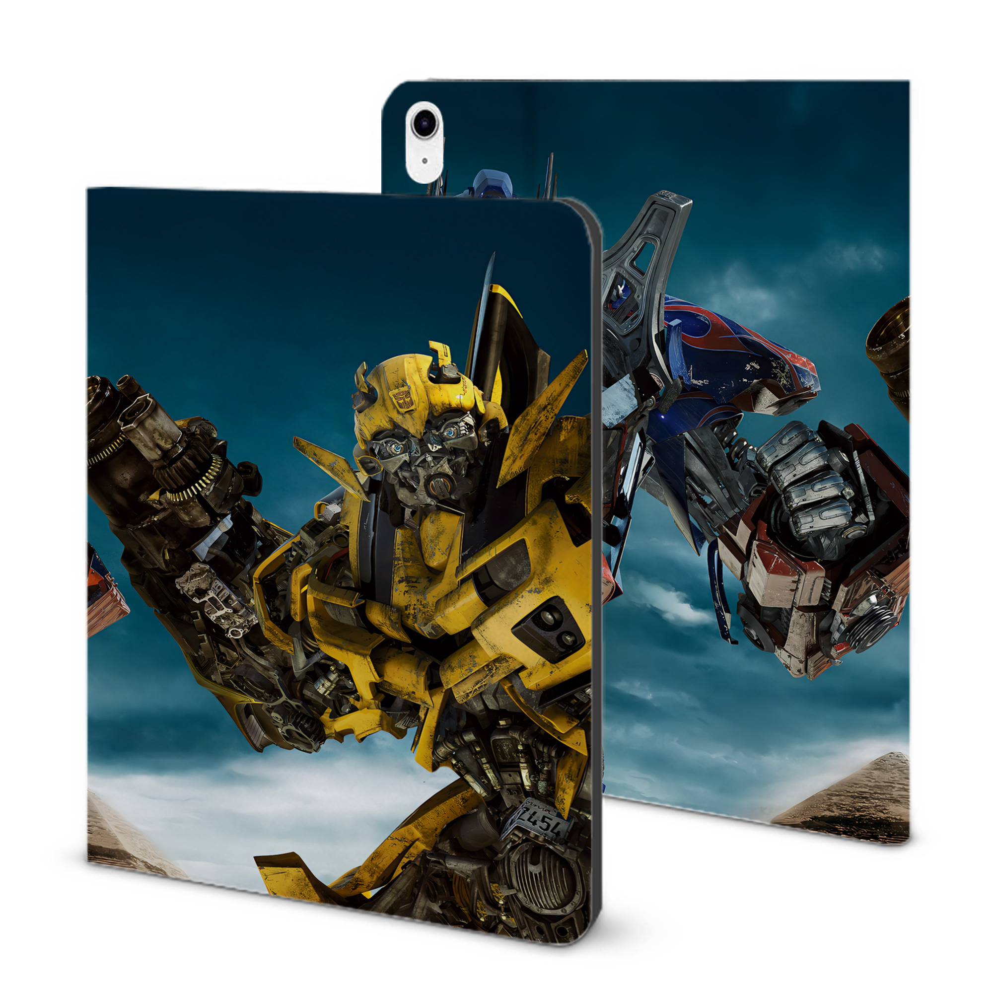 （画像用） Transformers トランスフォーマー IPad ケース ブック型 PUレザー TPU 耐衝撃 軽量 薄型 ペン収納なし 全面保護 IPad 各モデル対応